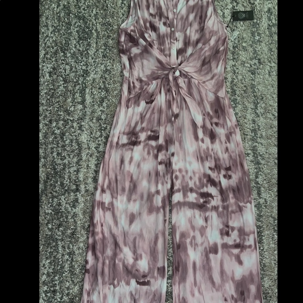 New Vince Camuto tie dye wrap jumpsuit Ladies Size XL - Picture 10 of 16